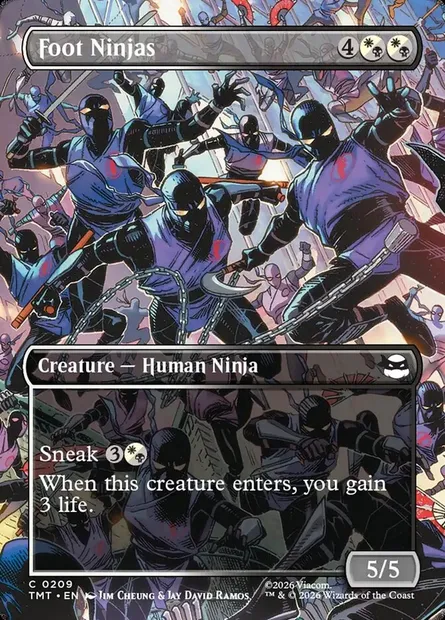 Foot Ninjas, Magic card TMT 209 — Teenage Mutant Ninja Turtles set