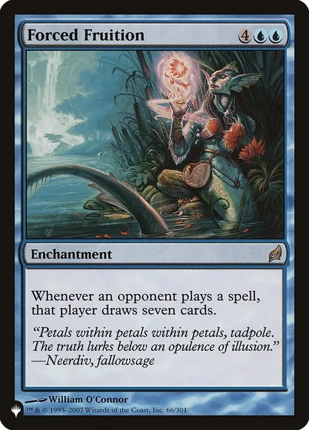 Fructification forcée, carte Magic PLST LRW-66 — extension The List