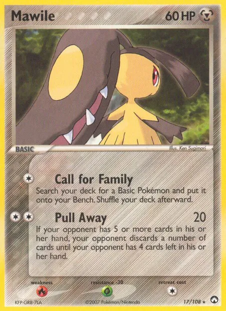 Mawile, Pokémon card PK 17 — Power Keepers set