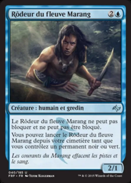 Rôdeur du fleuve Marang, carte Magic FRF 40 — extension Destin reforgé