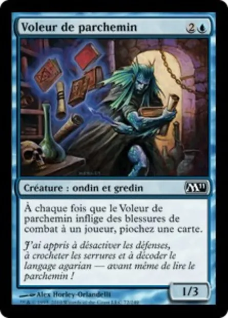 Voleur de parchemin, carte Magic M11 72 — extension Magic 2011