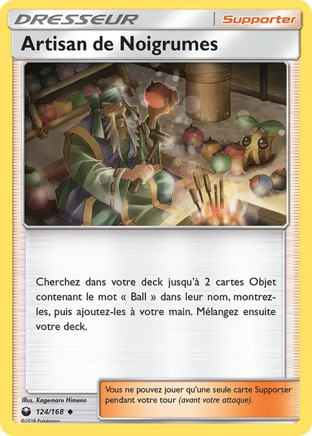 Artisan de Noigrumes, carte Pokémon CES 124 — extension Tempête Céleste