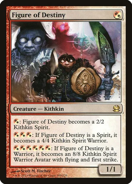 Représentation de la destinée, carte Magic MMA 189 — extension Modern Masters