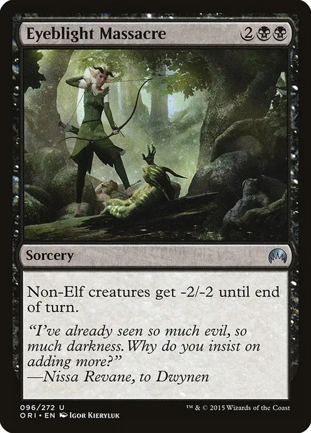 Eyeblight Massacre, Magic card ORI 96 — Magic Origins set