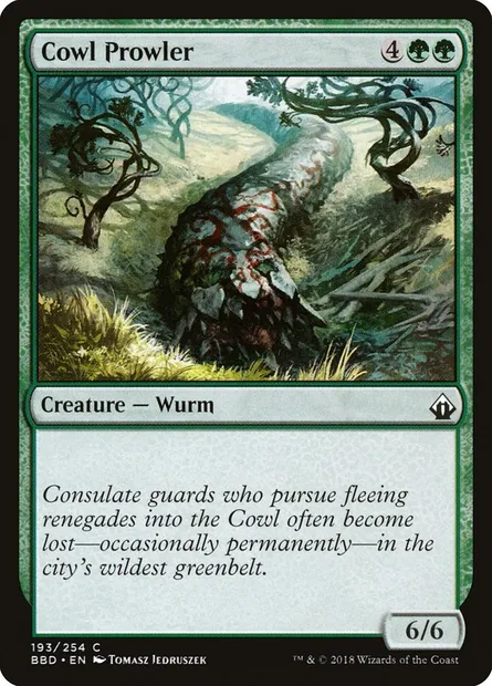 Cowl Prowler, Magic card BBD 193 — Battlebond set