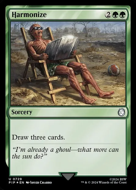 Harmonize, Magic card PIP 729 — Fallout set