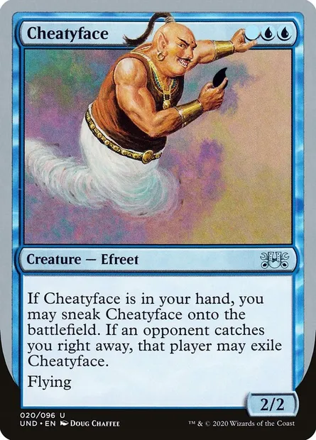 Cheatyface, Magic card UND 20 — Unsanctioned set