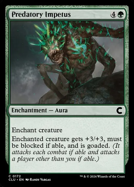 Predatory Impetus, Magic card CLU 172 — Ravnica: Clue Edition set