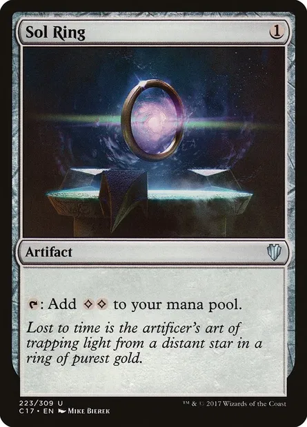 Sol Ring, Magic card C17 223 — Commander 2017 set