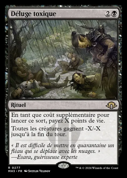 Déluge toxique, carte Magic MH3 277 — extension Modern Horizons 3