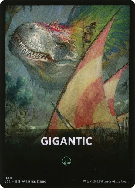 Gigantic, carte Magic FJ22 40 — extension Jumpstart 2022 Front Cards