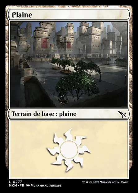 Plaine, carte Magic MKM 277 — extension Murders at Karlov Manor