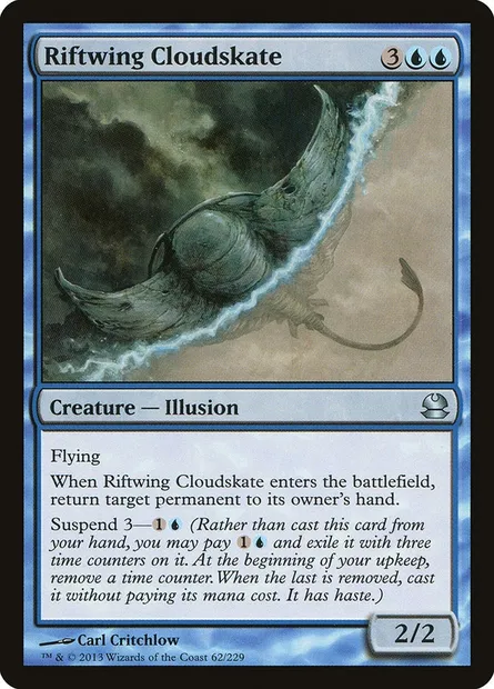 Riftwing Cloudskate, Magic card MMA 62 — Modern Masters set