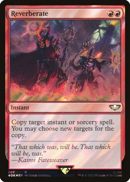 Reverberate, Magic card 40K 207★ — Warhammer 40,000 Commander set
