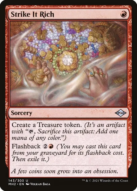 Strike It Rich, Magic card MH2 143 — Modern Horizons 2 set