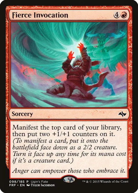 Fierce Invocation, Magic card UGIN 98 — Ugin's Fate set