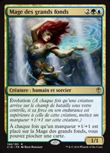 Mage des grands fonds, carte Magic C16 198 — extension Commander 2016