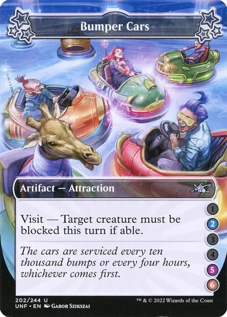 Bumper Cars, Magic card UNF 202c — Unfinity set