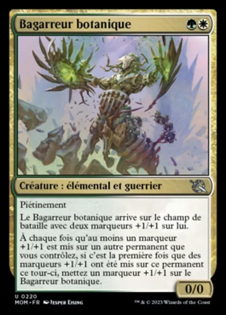 Bagarreur botanique, carte Magic MOM 220 — extension L'invasion des machines