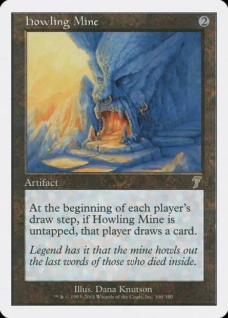 Howling Mine, Magic card 7ED 300 — Seventh Edition set