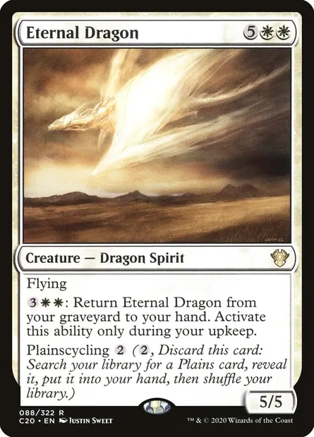 Eternal Dragon, Magic card C20 88 — Commander 2020 set