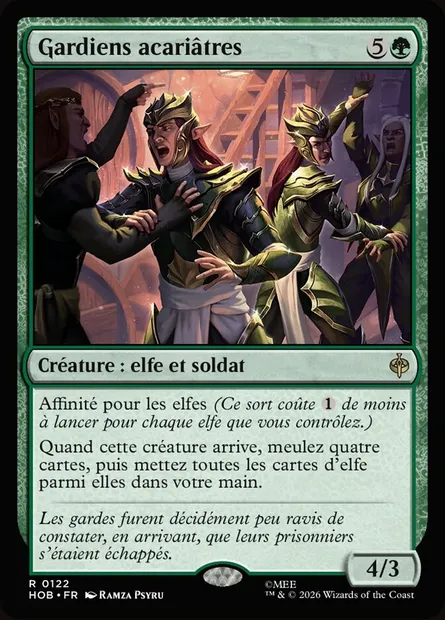 Gardiens acariâtres, carte Magic HOB 122 — extension The Hobbit
