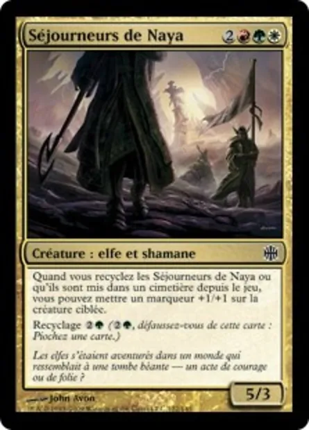 Séjourneurs de Naya, carte Magic ARB 122 — extension La Renaissance d'Alara