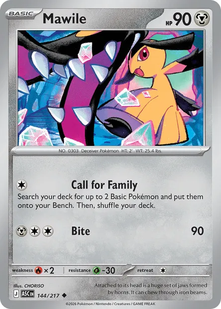 Mawile, Pokémon card ASC 144 — Ascended Heroes set