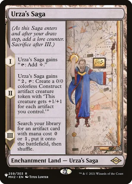 Épopée d'Urza, carte Magic PLST MH2-259 — extension The List