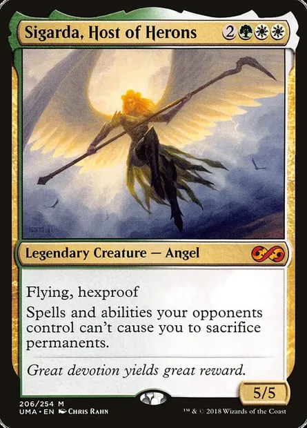 Sigarda, Host of Herons, Magic card UMA 206 — Ultimate Masters set