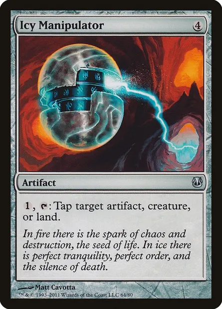Icy Manipulator, Magic card DDH 64 — Duel Decks: Ajani vs. Nicol Bolas set