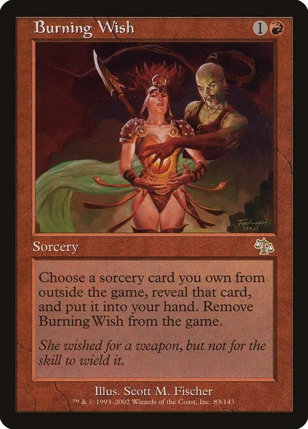Souhait brûlant, carte Magic JUD 83 — extension Jugement