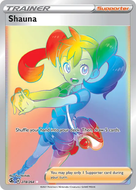 Shauna, Pokémon card FST 278 — Fusion Strike set