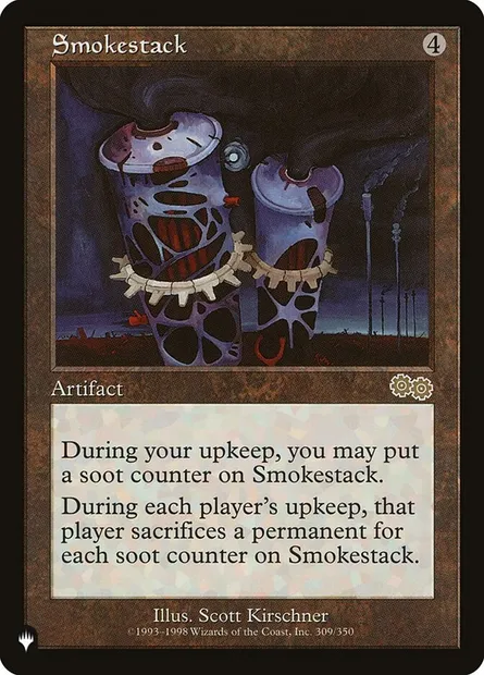 Grande cheminée, carte Magic PLST USG-309 — extension The List