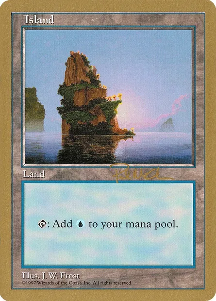 Island, Magic card WC97 pm435 — World Championship Decks 1997 set