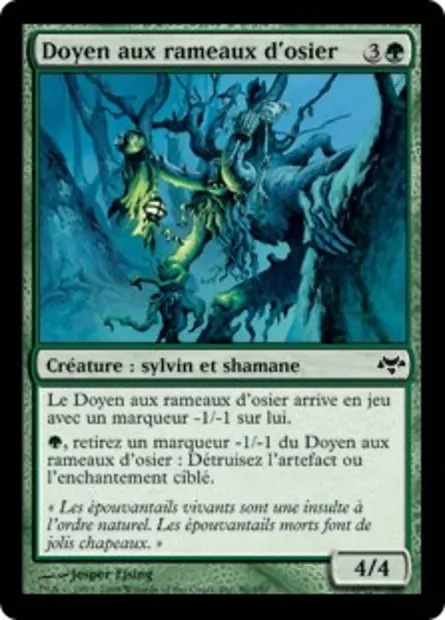 Doyen aux rameaux d'osier, carte Magic EVE 80 — extension Coucheciel