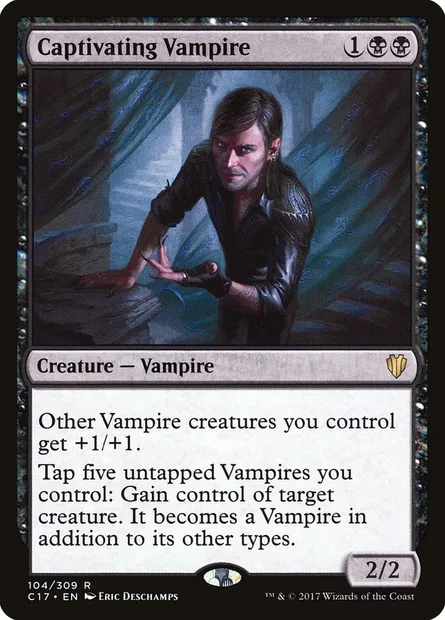 Captivating Vampire, Magic card C17 104 — Commander 2017 set