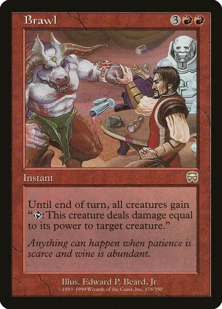 Brawl, Magic card MMQ 178 — Mercadian Masques set