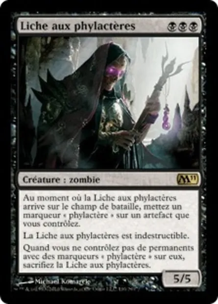 Liche aux phylactères, carte Magic M11 110 — extension Magic 2011