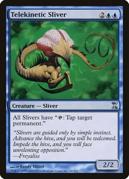 Telekinetic Sliver, Magic card TSP 84 — Time Spiral set