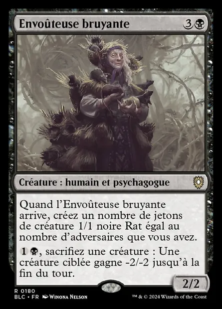 Envoûteuse bruyante, carte Magic BLC 180 — extension Bloomburrow Commander
