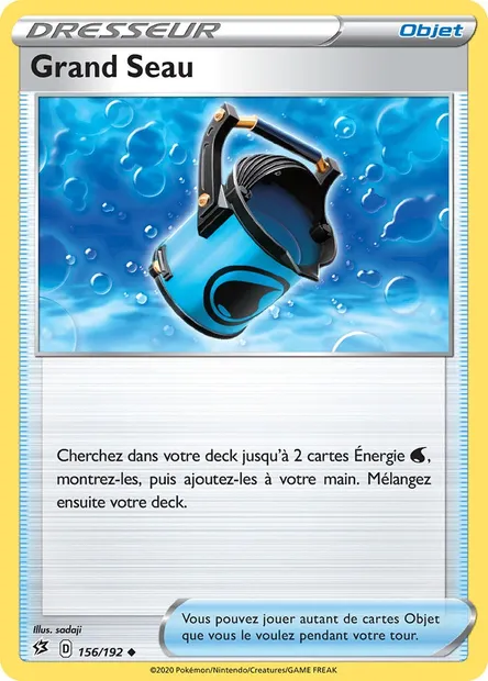 Grand Seau, carte Pokémon RCL 156 — extension Clash des Rebelles