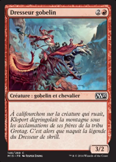 Dresseur gobelin, carte Magic M15 146 — extension Magic 2015