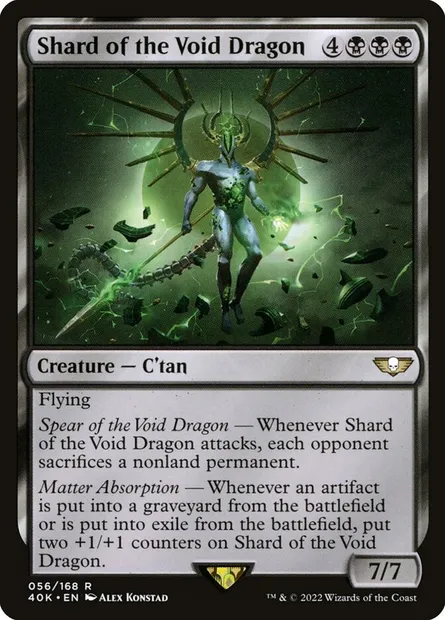 Shard of the Void Dragon, Magic card 40K 56 — Warhammer 40,000 Commander set