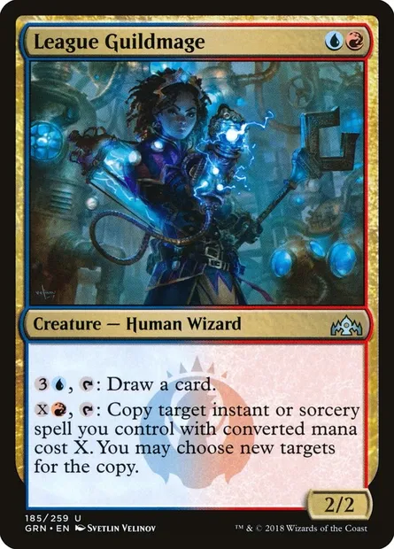 League Guildmage, Magic card GRN 185 — Guilds of Ravnica set