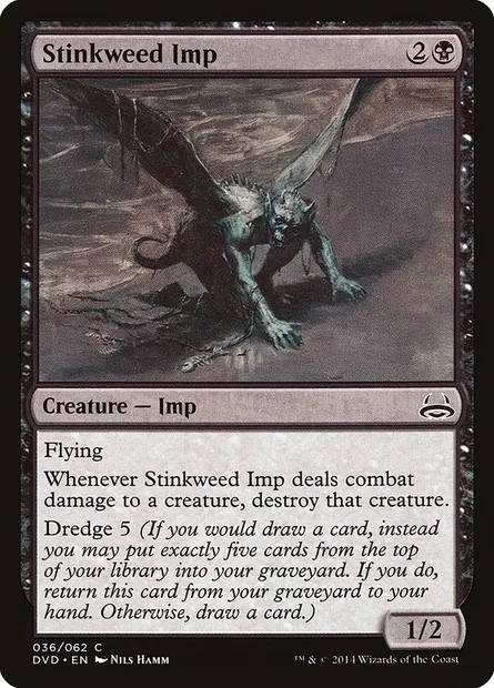 Diablotin de diplotaxis, carte Magic DVD 36 — extension Duel Decks Anthology: Divine vs. Demonic