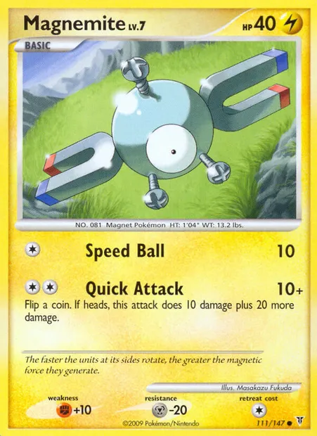 Magnemite, Pokémon card SV 111 — Supreme Victors set