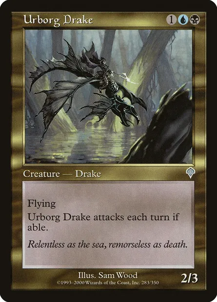 Urborg Drake, Magic card INV 283 — Invasion set