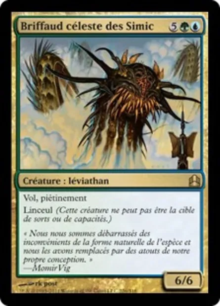 Briffaud céleste des Simic, carte Magic CMD 226 — extension Commander 2011