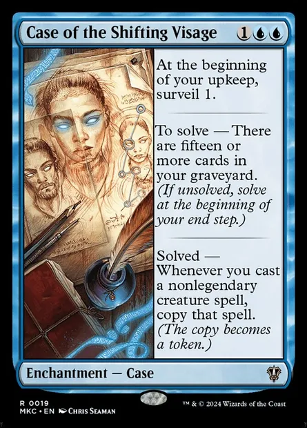 Case of the Shifting Visage, Magic card MKC 19 — Murders at Karlov Manor Commander set